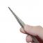 Industrial tweezers Swiss high elastic antimagnetic acid proof stainless steel curved point precision 10cm tweezers