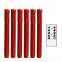 Wholesale Custom Design Table Dinner 8 Inch Battery Operated Flicker Led Taper Long Household Candles