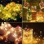 Waterproof 3M 5M 10M Fairy String Lights Battery Operated Timer Remote for Outdoor Christmas