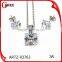 New products charm 2016 fashion crystal diamond wedding jewelry set