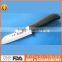 Ceramic Knife Set with Blue Handle and Flower Painting in Acrylic Block