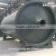 Hot selling bicycle tyre pyrolysis to oil tire plastic recycling machine with CE