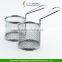 Mini Chrome Chip Fryer Serving Food Presentation Basket by Kitchen Stars
