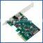 USB 3.1 Type-C and Type-A PCI-E Express Card Adapter(10 Gbps) with 15 Pin Power Connector PCI-E USB 3.1 Hub Controller Adapter