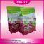 Fashional eight side stand up pouch plastic bags