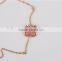 Lovely cute flower bracelet 925 cheap silver bracelet with pink onyx bracelet