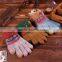 Ribbon button touchscreen knitted gloves fingers fashion ladies gloves, full finger gloves