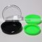 6ml cosmetic shape dab wax plastic container with silicone lining