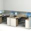 Modern Fabric Panel U-shape Cubicle Wood Office Workstation ( SZ-WS922)