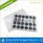 Multiple plastic blister eyeshadow display tray with magnet