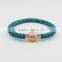 2016 Fashion Jewelry Luxury Python man magnetic genuine stingray leather Bracelet