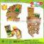 2015 New animal wooden puzzle domino game toys for children