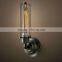 Iron Wall Lamp Vintage Candle Double Light for Home Lighting