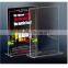 three side menu holder restaurant table menu holder acrylic flip menu holder