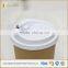 Custom disposable coffee cups with button lids