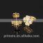 Temperament Fashion 18K Gold Plated Clover Earrings Findings Wholesale