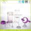 Anti Expolosion Double Walled Protective High Borosilicate Glass Baby Feeding Bottle