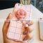 Flower Phone Case for Iphone 6s 6s Plus Elegant TPU Cover with Bell