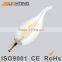 Filament candle LED bulb lighting C37L E14 2W 200lm CE ROHS approved