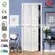 36 in. x 80 in. x 1-3/8 in. Riverside White 5-Panel Equal Smooth Hollow Core Interior Closet Bi-fold Door