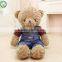 Teddy bear birthday gifts plush toy with T-shirt