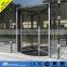 glass revolving door from china suppliers with low price with tempered glass aluminum frame stainless steel surface