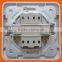 Europe flush mounting 1 gang 1 way light switch (F2001)