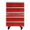 JGA Retro Style 1 Drawer 50L Mini Toolbox Refrigerator , Safe Fridge With 4 Wheels Big Size Single Door Upright Freezer