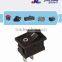 2pins 3pins on-off 6A 250V AC power socket rocker switch waterproof mini rocker switch KCD1-101A