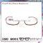 Crystal coaitng and floral pattern slim reading glasses