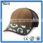 casual style custom straw pattern baseball cap snapback hat