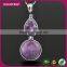 Custom Jewelry Wholesale Purple Gemstone Heavy Necklace Set