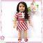 Colorful doll hair custom doll wigs 18" american girl doll wigs lace doll wigs