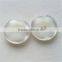 Wholesalers white plastic round handicraft wholesale button