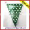 hot new products customized outdoor promotional green with white decorative outdoor flags