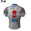 China made polyester promotional custom sublimated rugby jersey