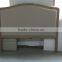 Antique Linen Fabric Wood Frame Headboard