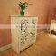 Wpc eco friendly modern shoe cabinet carved indoor shelf