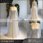 New Design Custom Made muslim wedding dress long sleeves