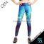 Womens Armour Space Sublimated Leggings Weed Leaf Fitness Clothing