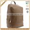 CSS1522-001Genuine cow leather backpack bag Brown traveling bags men