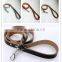 High quality braided retractive leather dog leash