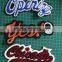 DIY Number and Letter Embroidered and Hot Fix Heat Transfer Patch