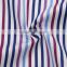 China supply apparel fine cotton half sleeve business slim fit stripes pattern twill fabric mens dress shirts
