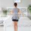 2015 fashion lady falbala collect waist T-shirt