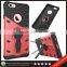 Samco Air Cushion Shockproof Hybrid Armor PC TPU Phone Case for iPhone 7 with Built-in Kickstand