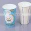 12oz disposable single wall coffee paper cups with lid