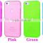 Colorful Clear TPU Case for iPhone 4/4s/5/5s &Samsung S3 S4 S5