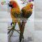 Life size fiberglass bird statue