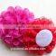 DIY Child Girls Hair Accessory Chiffon Dots flower 11CM Headwear No Clip                        
                                                Quality Choice